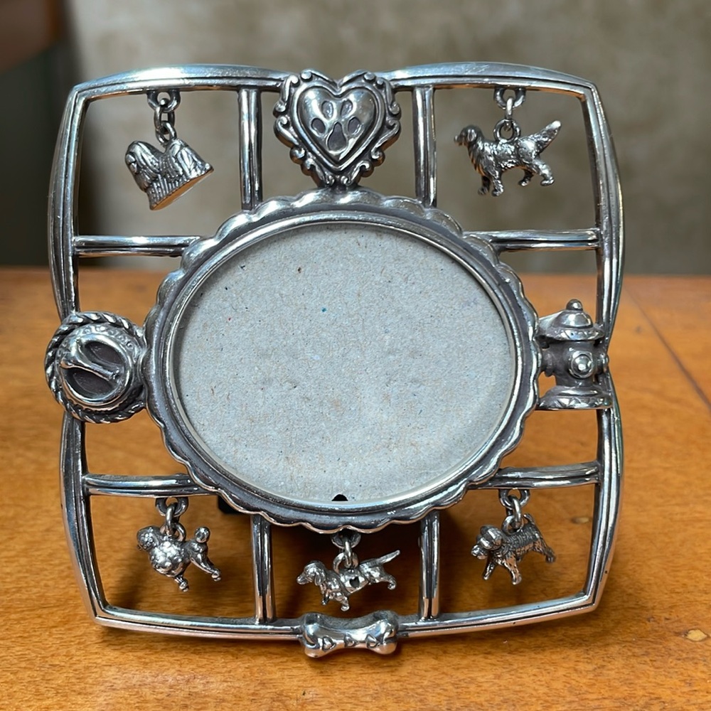 Brighton Snif… Silvertone Dogs Picture Frame